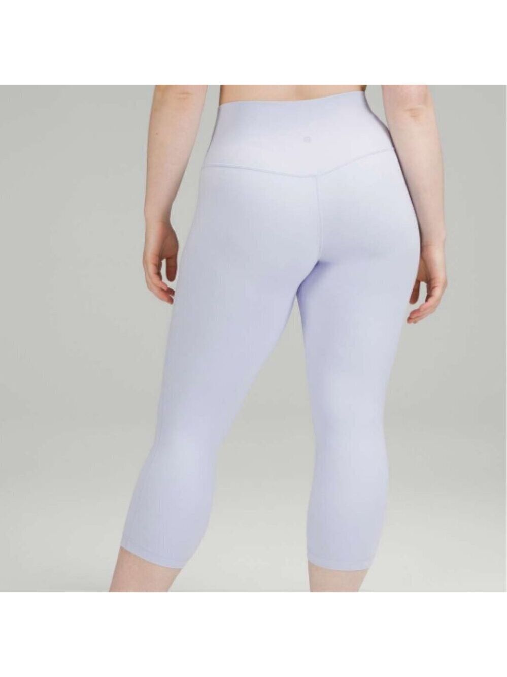 Lululemon Align High-Rise Crop 21" Pastel Blue Size 12 Double Lined Soft